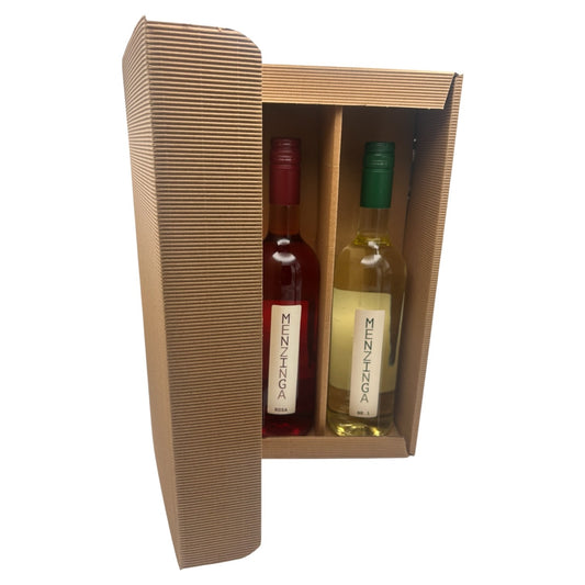 2er Menzinga Geschenkkarton Beige