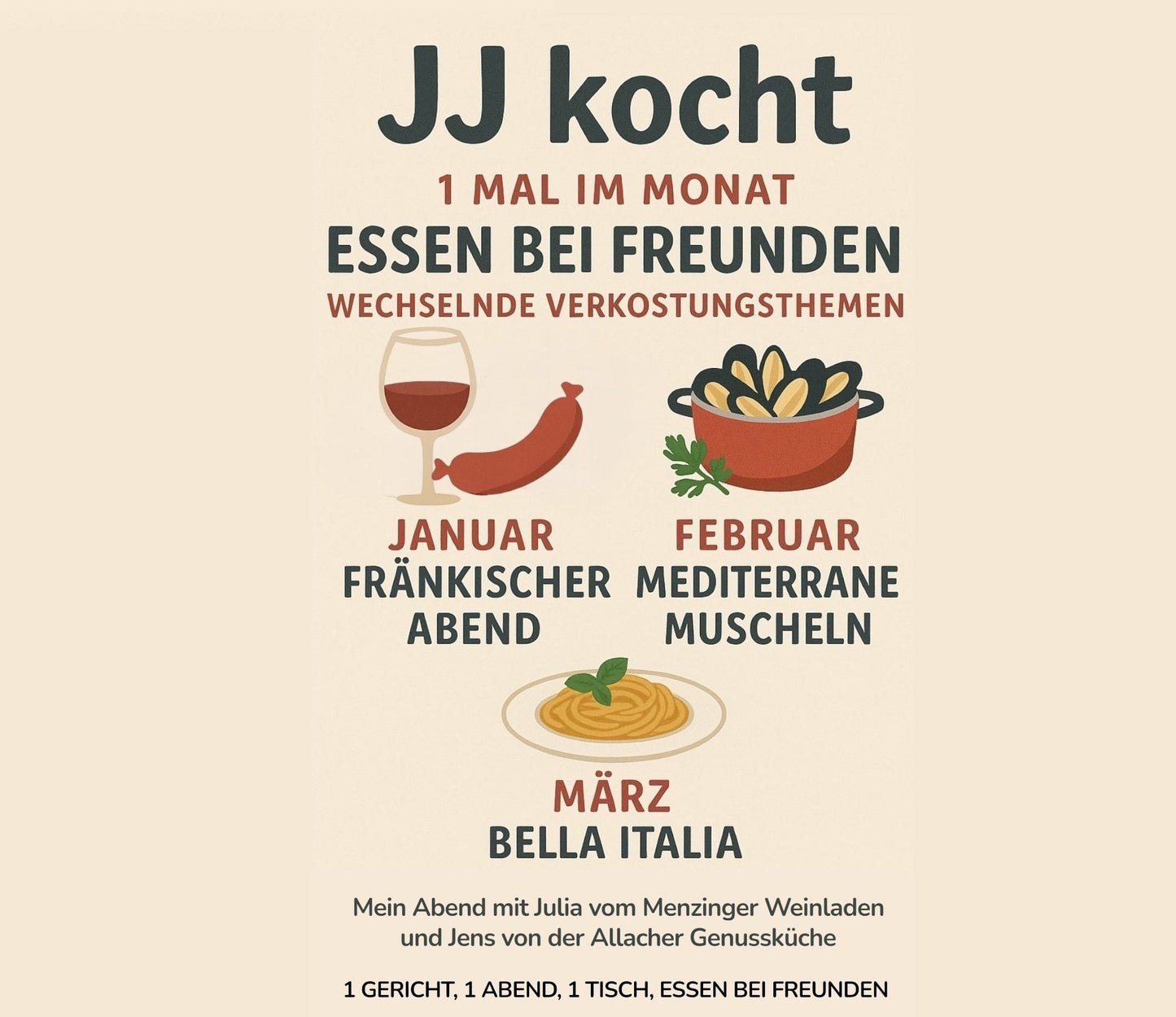 JJ kocht - 1 mal im Monat bleibt die Küche kalt