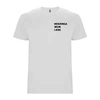 MENZINGA WEIN LIEBE T-SHIRT WEISS oder BLAU -  EINFÜHRUNGSPREIS BIS 6.6.26
